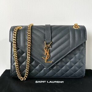 YSL Medium Envelope Flap Bag